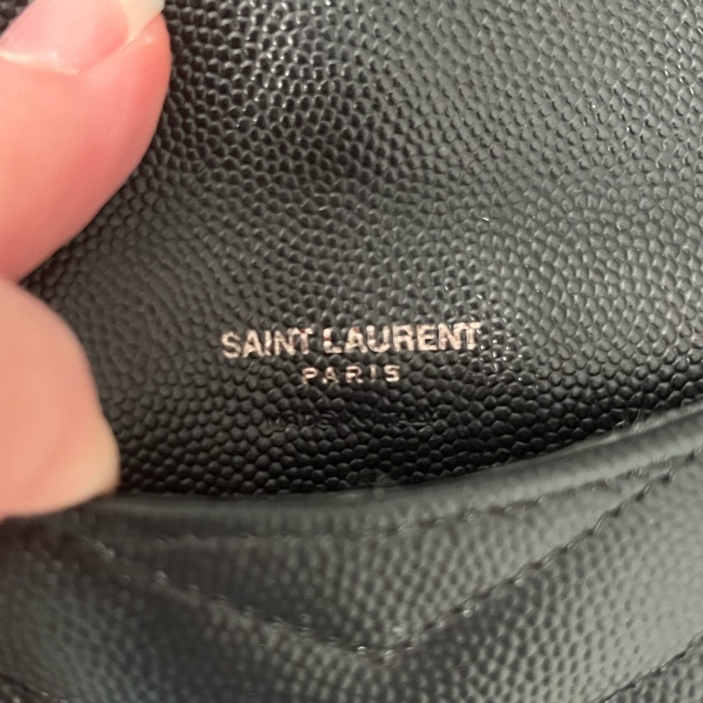 Yves Saint Laurent Black Quilted Wallet - Picture 9 of 17